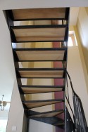 DEssous escalier métal-bois